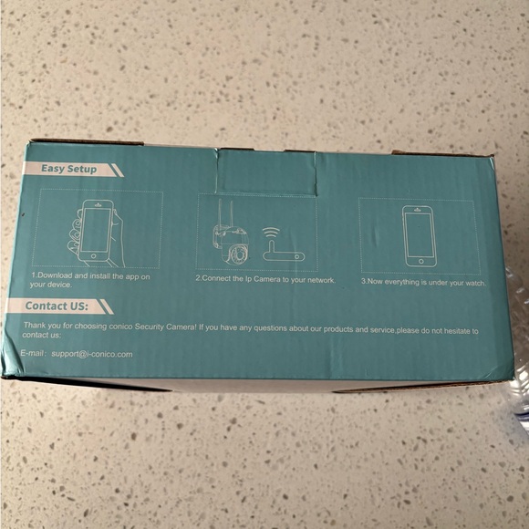 White and Black Security Camera - Picture 3 of 5